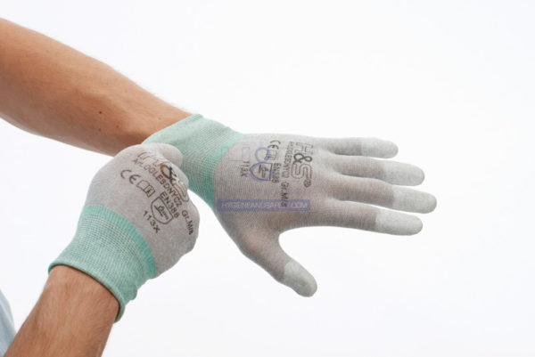 Hygiene und Sicherheit Karbonstrick Handschuhe ESD
